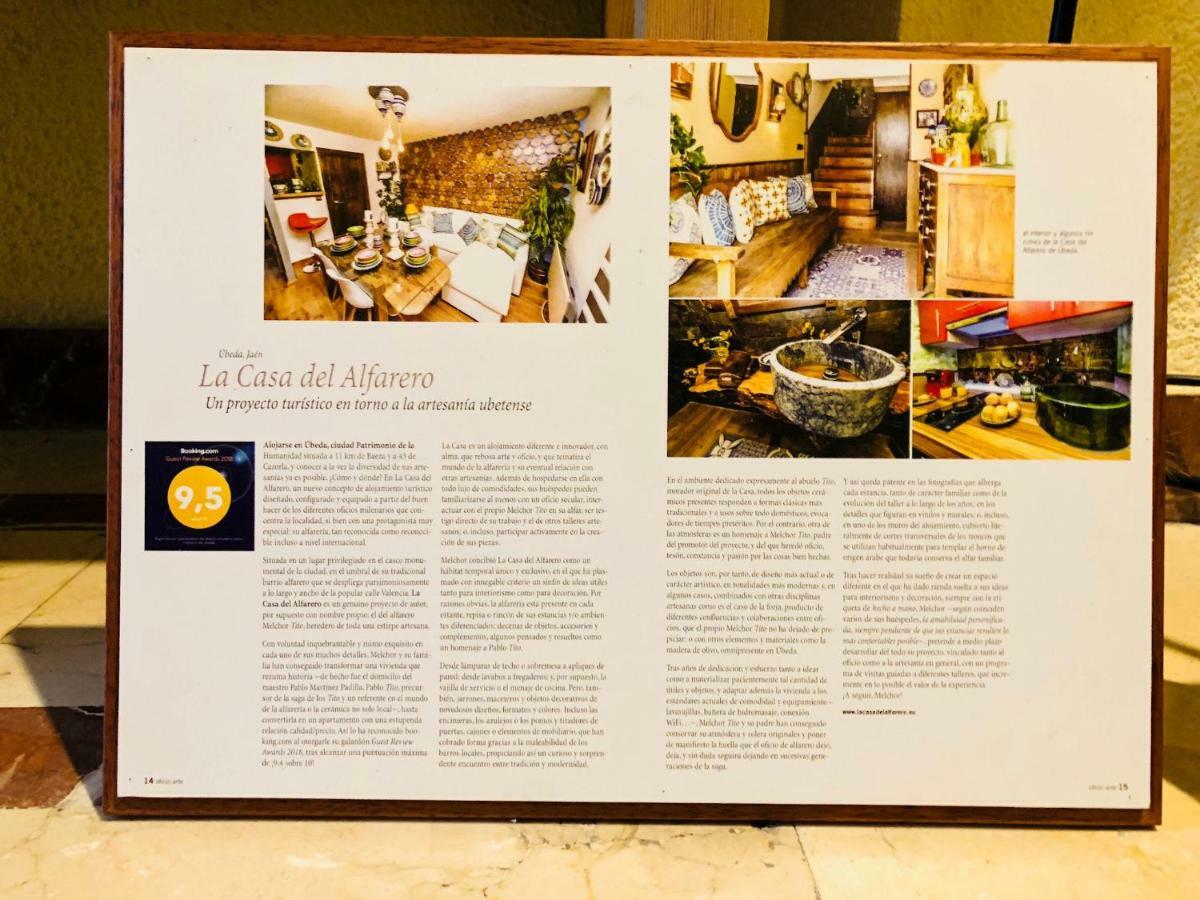 Villa La Casa Del Alfarero - Premio Andalucia De Artesania à Úbeda Extérieur photo